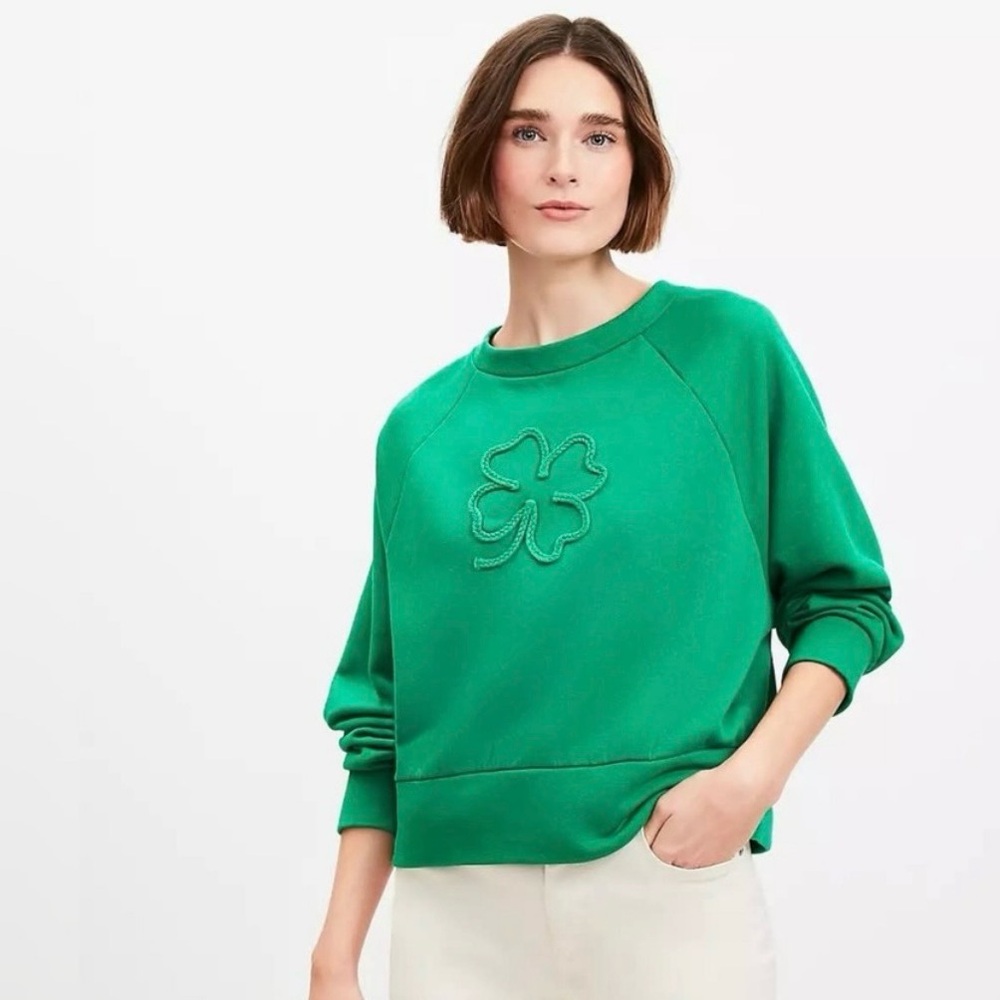 LOFT Shamrock Sweatshirt